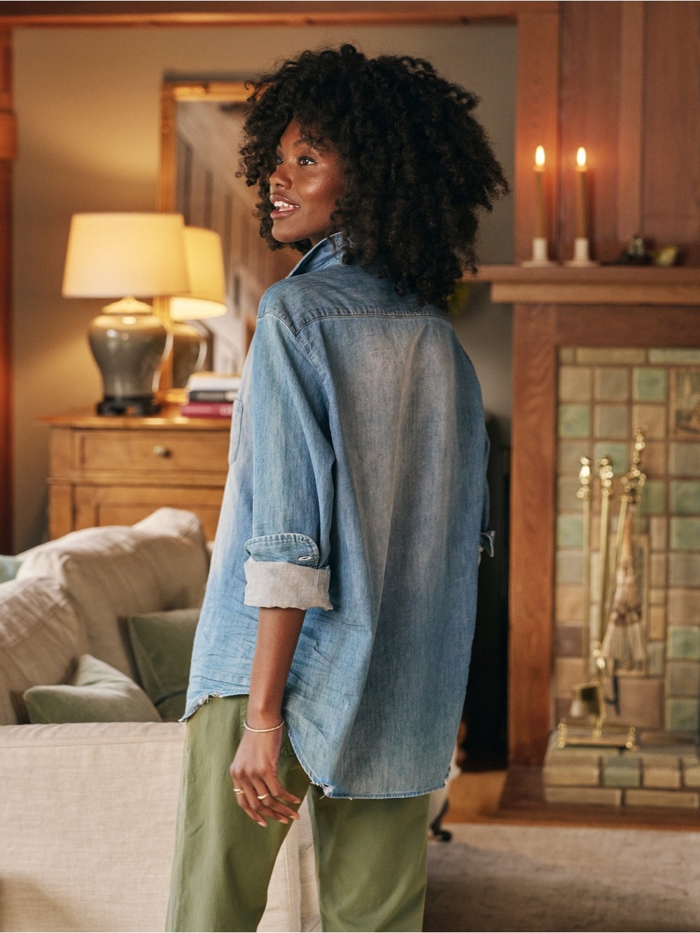 Frank & Eileen - Eileen in Distressed Vintage Wash size S - Picture 4 of 12